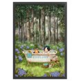 thumbnail image 2 of Cuadros Decorativos Bordado completo Hilo de algodón ecológico 11CT Impreso Kit de punto de cruz para niña (ACC-710) Wdftyju de costura negro 4 estilos, 2 of 9