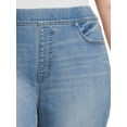 thumbnail image 4 of Terra & Sky Women's Pus Size Pull On Bootcut Jeans, 4 of 5