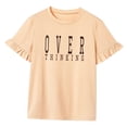 thumbnail image 1 of Camiseta básica para mujer, camiseta suave y transpirable con cuello redondo para uso diario, viajes en la playa, vacaciones, trabajo S, 1 of 8