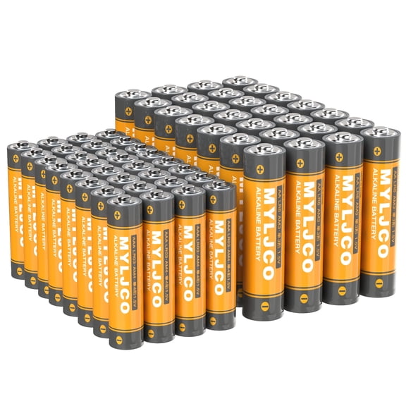 48-Count AA & AAA High-Performance Alkaline Batteries Value Pack, 24 AA and 24 AAA, Ready to Use