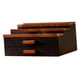 thumbnail image 5 of Expositor de perfumes para hombre, organizador de mostrador de 3 niveles, versátil, de madera, para tocador y maquillaje., 5 of 8