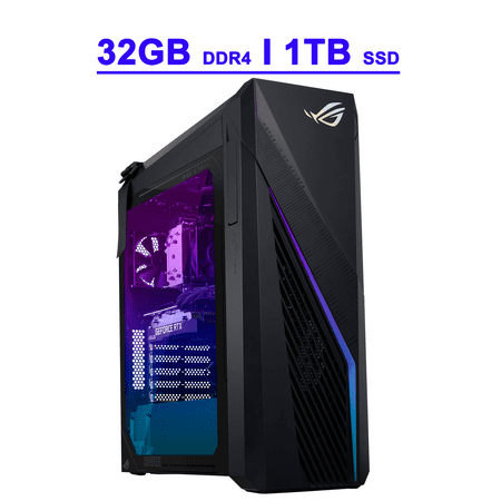 Asus ROG Strix G16CH Premium Gaming Desktop Intel 16-core i7-13700F 32GB DDR4 1TB SSD Geforce RTX 4060 Ti Dual 8GB Aura Sync Lighting Wi-Fi6E 750W PSU (80+ Gold) Win11