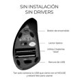thumbnail image 3 of Mouse Vertical Inalámbrico Ergonómico 6 Botones, Conexión USB, Diseño Antifatiga, 3 of 8