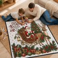 thumbnail image 5 of Christmas DIY Coloring Throw Blanket, Winter Holiday Decorative Soft Warm Cozy Blanket for Couch Sofa Bed, 5 of 5