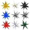 thumbnail image 2 of 12 globos de aluminio con forma de estrella explosiva para bodas, cumpleaños, fiestas, festividades, suministros de decoración, gotas cónicas, 2 of 5