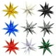 thumbnail image 2 of 12 globos de aluminio con forma de estrella explosiva para bodas, cumpleaños, fiestas, festividades, suministros de decoración, gotas cónicas, 2 of 5