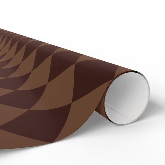 Brown Checkered Patterned Wrapping Paper Roll, Gift Wrap Paper, Holiday Gift Wrap, Chic Gift Wrap, Preppy Wrapping, Birthday Wrap, Gift Wrap for Friends Mom Dad Sister Brother Cowoker