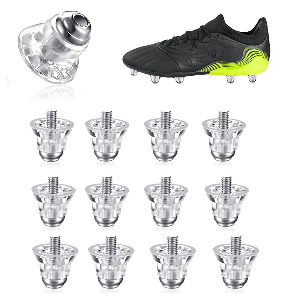 12Pcs Football Screw Cleat Studs, Metal Tipped Replacement Thumb