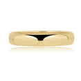thumbnail image 2 of AVORA 10K Yellow Gold Unisex 4mm Highly Polished  Wedding Band Ring  - Size 7, 2 of 5