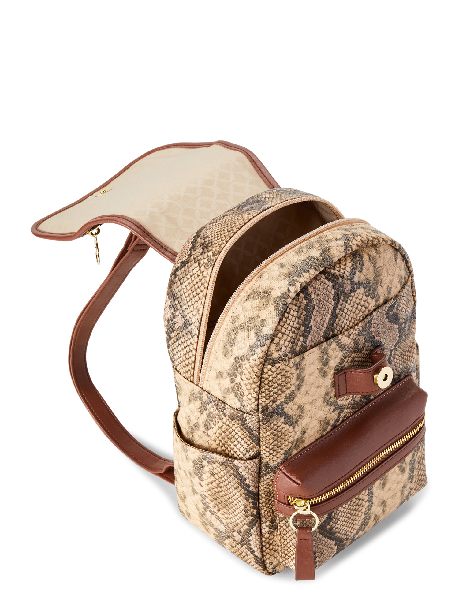 aldo snakeskin backpack