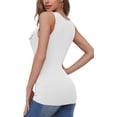 thumbnail image 3 of Beautyin Tops Tank Top for Women Rib Knit Sleeveless Wide Strap Cami Shirts Casual Summer, 3 of 7