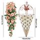 thumbnail image 3 of Conjunto de Rosas Artificiales para Colgar En La Pared, Flores de Ratán para Centros Comerciales, Decoración Del Hogar y Arreglos Florales para Jardín., 3 of 7