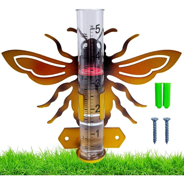 Pluviómetro Exterior Tubo Medidor De Lluvia, Pluviómetro De Plástico, Herramienta Pluviometro Jardin Wifi