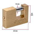 thumbnail image 2 of Candado Antipalanca 60 mm Laton Pretul COR-60P, 2 of 5