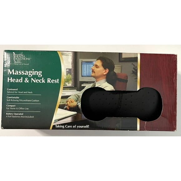 Health Solutions Massage Head and Neck Rest Battery Powered