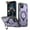 Purple, variant on For Apple iPhone 16e /iPhone SE4 Phone Case Ring Holder Military-Grade Shockproof, Magnetic Kickstand, Large Twisting Compatible with MagSafe Cover Red