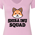 thumbnail image 4 of Inktastic Dog Shiba Inu Squad Women's V-Neck T-Shirt, 4 of 5