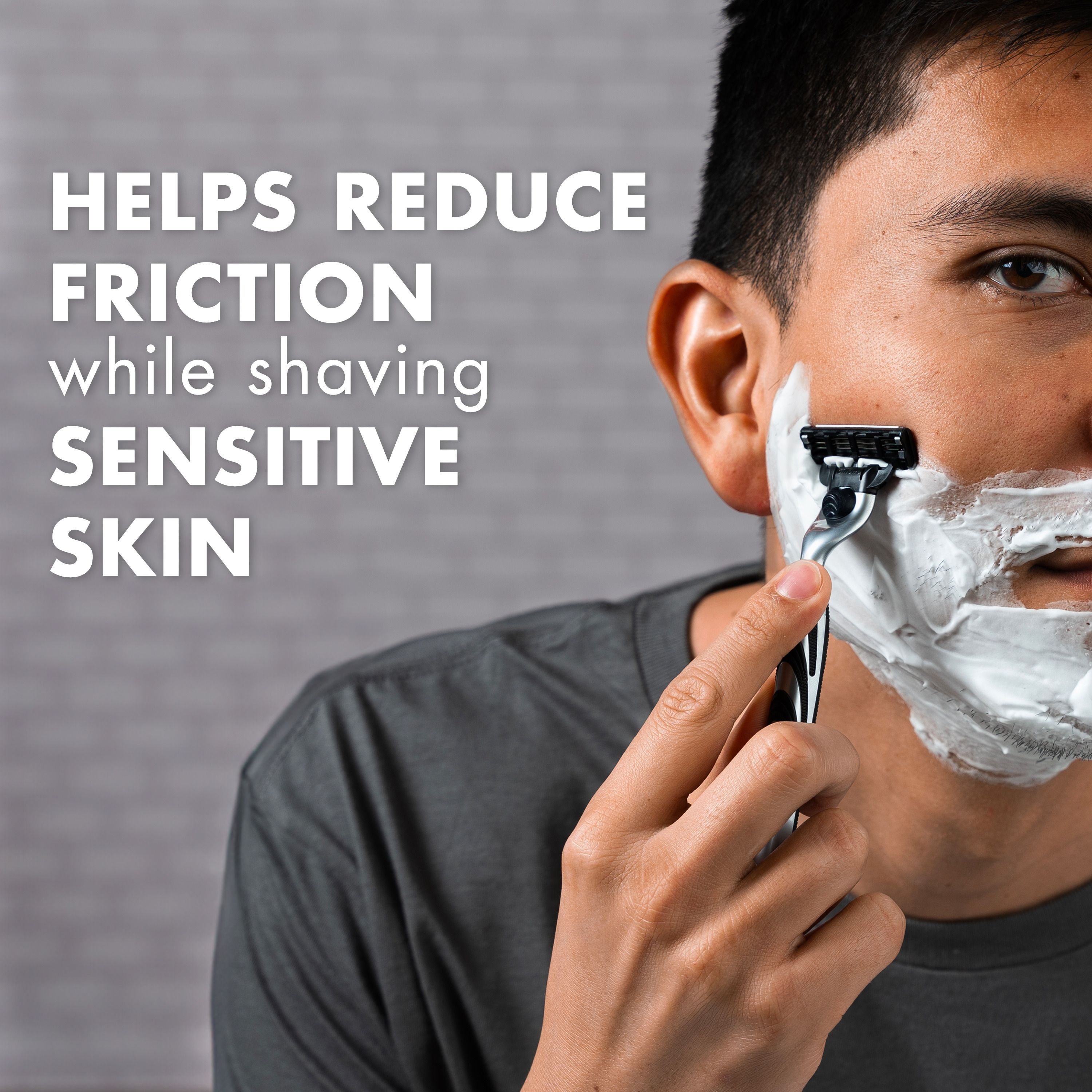 Gillette Foamy Sensitive Shave Foam For Men, Sensitive Skin, 422G