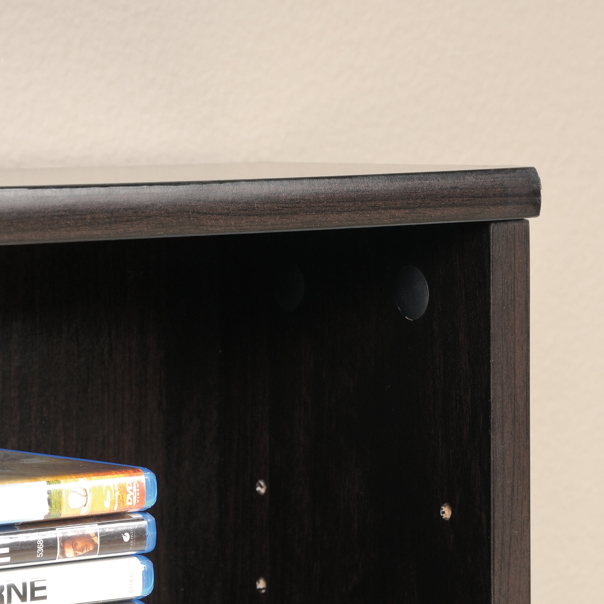 Sauder O'Sullivan Multimedia Storage Tower, Cinnamon Cherry Finish