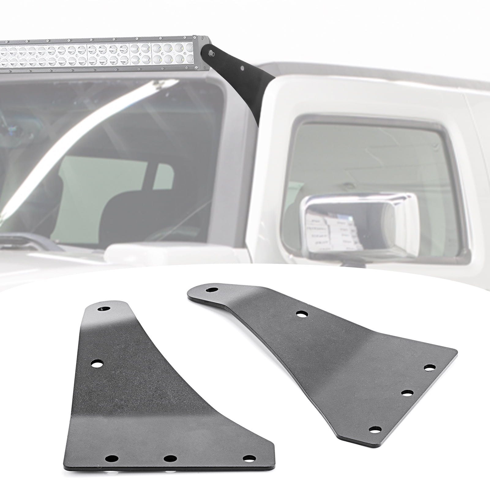 WEISEN-  Roof Bracket for 2006-2010 Hummer H3 Straight Curved 52 inch LED Light Bar Mount