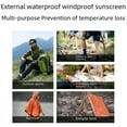 Camping earthquake lifesaving cold survival insulation blanket