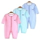 thumbnail image 2 of Ropa de bebé recién nacido, peleles finos de verano, mono de algodón suave, Ir acondicionado, pijama, 2 of 4