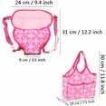 thumbnail image 2 of GASTROPOD Doll Diaper Bag,Pink Soft Carrying Bag (only 1 bag), 2 of 7