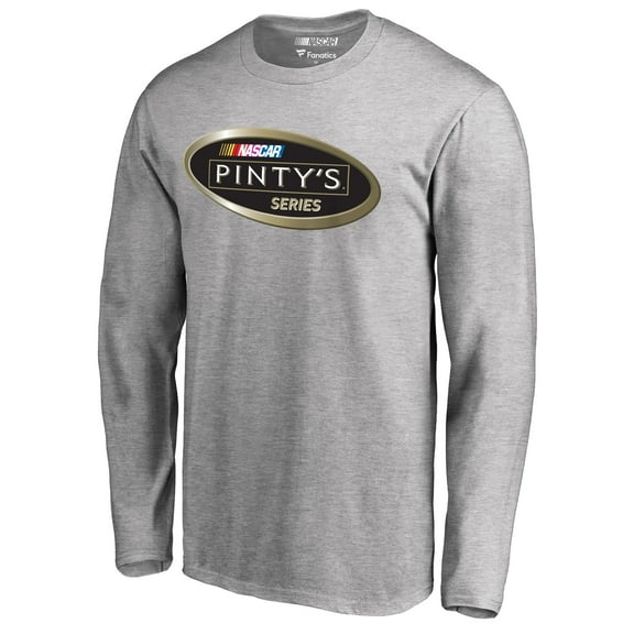 Men's Heather Gray NASCAR Pinty's Series Long Sleeve T-Shirt