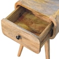 thumbnail image 5 of Classic Bedroom Nightstand With 1 Drawer In Oak-ish Tone And Solid Wood Brown Compact Design Oak Finish For, 5 of 6