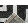 thumbnail image 5 of Luna Meara Black and Ivory Recycled Polyester Area Rug, 5 of 7