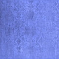 thumbnail image 1 of Ahgly Company Indoor Square Persian Blue Bohemian Area Rugs, 7' Square, 1 of 4