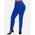 thumbnail image 3 of Leggings Interior Flocado Tamaño Plus Rosegal Leggings de talla grande, 3 of 5