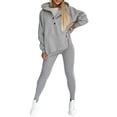 thumbnail image 6 of TNOBHG Sweatshirt Pants Set 2pcs/set Women Spring Casual Outfit Hooded Long Sleeve Sweatshirt Joggers Pants Set Long-sleeve Hooded Casual Set, 6 of 8