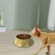 thumbnail image 3 of Cuencos para gatos, cuenco de agua, falda, dobladillo, cuenco para comer para gatos Amarillo, 3 of 9