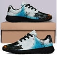 thumbnail image 3 of Black Cat Pumpkin Halloween Shoes Sneakers for Women Men Black Size 8.5, 3 of 7