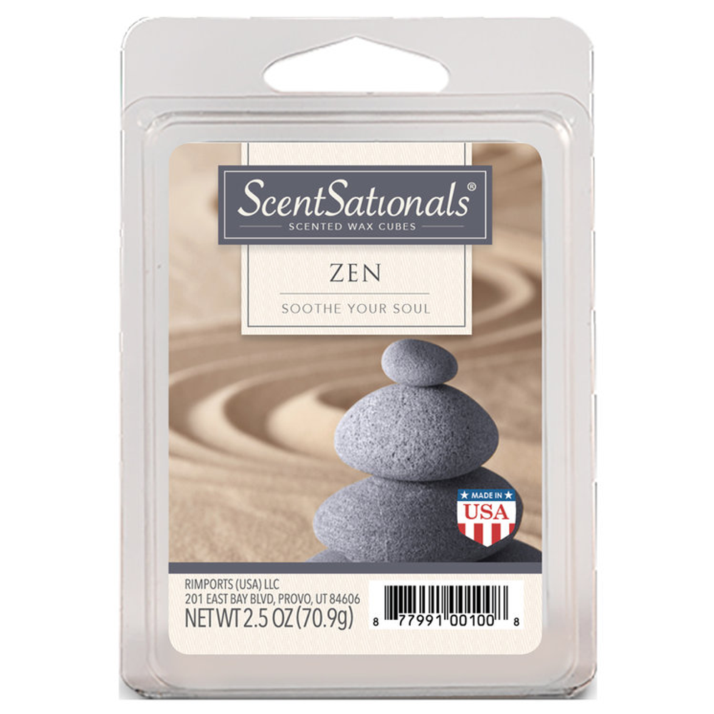 Zen Scented Wax Melts, ScentSationals, 2.5 oz