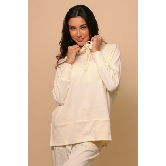 Women's Allergy-Free Fifi Funnel Neck Pullover ( Size: XS | Color: Natural )