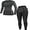 Black, variant on Sociala Thermal Underwear for Women Base Layer Women Cold Weather,Long Johns for Women