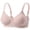 Gray, variant on Bras for Women Bras Bras for Women No Underwire Women Solid No- Threaded Gathered Back Button Underwear Bra Pink 38