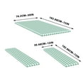 thumbnail image 3 of Outdoor Picnic Table Cover Set - Waterproof Vinyl with Flannel Backing | Elastic Tablecloth for 30x72 Inch Tables | Includes 2 Bench Covers for Patio & Garden Use, 3 of 5