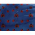 thumbnail image 4 of oneOone Georgette Viscose Blue Fabric Red Insect Sewing Craft Projects Fabric Prints By Yard 42 Inch Wide, 4 of 4