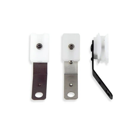 Instyledesign 10 Sliders For Decorative Traverse Rods Walmart Com