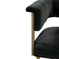 thumbnail image 3 of TOV Furniture Astrid Grey Velvet Counter Stool with Antique Brass Frame, 3 of 9