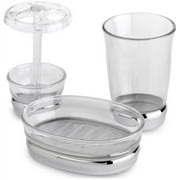 iDesign Canopy Clear/chrome Trio Set