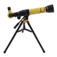 thumbnail image 3 of Telescopio astronómico para niños con trípode ajustable Telescopio portátil liviano para niños principiantes Amarillo, 3 of 5