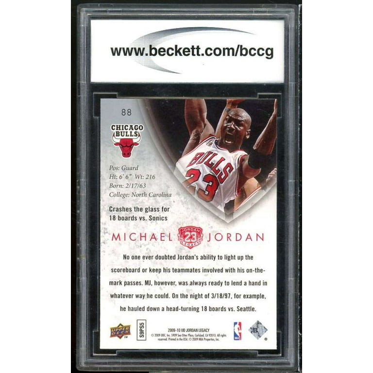2009-10 Upper Deck MJ Legacy Collection Gold #88 Michael 2009-10 Upper Deck MJ Legacy Collection Gold #88 Michael