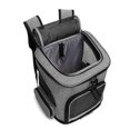 thumbnail image 5 of Cat Dog Backpack, Breathable Foldable Cat Dog Carrier Bag for Small Cats and Puppy Dogs, Cat Carrier Backpack with Interior Safety Strap (Blue33*26*40, 5 of 5
