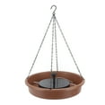 thumbnail image 3 of Cuenco de baño para pájaros de metal para montaje en cubierta,Fuente de baño para pájaros solar Cuenco de baño para pájaros de metal Fuente de baño para pájaros solar al aire libre Solución innovadora, 3 of 8