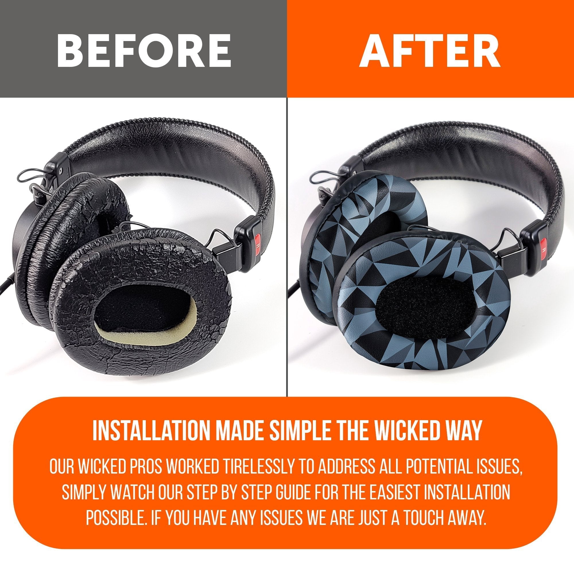 Replacement Earpads For Sony MDR 7506