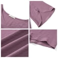 thumbnail image 6 of UVN Womens Blouses 3/4 Sleeve V Neck Summer Shirts for Women Chiffon Dressy Casual Tunic Tops, 6 of 9